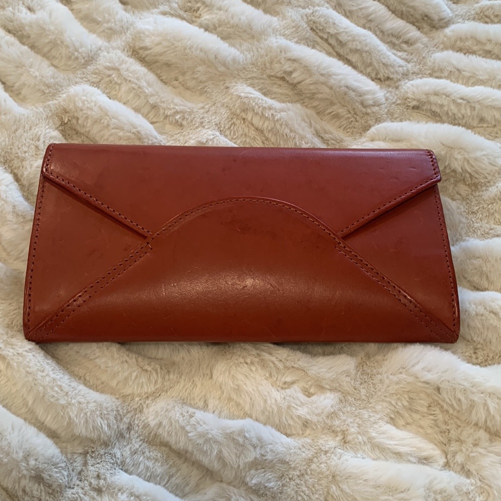 Sezane Olivia Tomette Lisse Heritage Leather Wallet - Picture 4 of 6